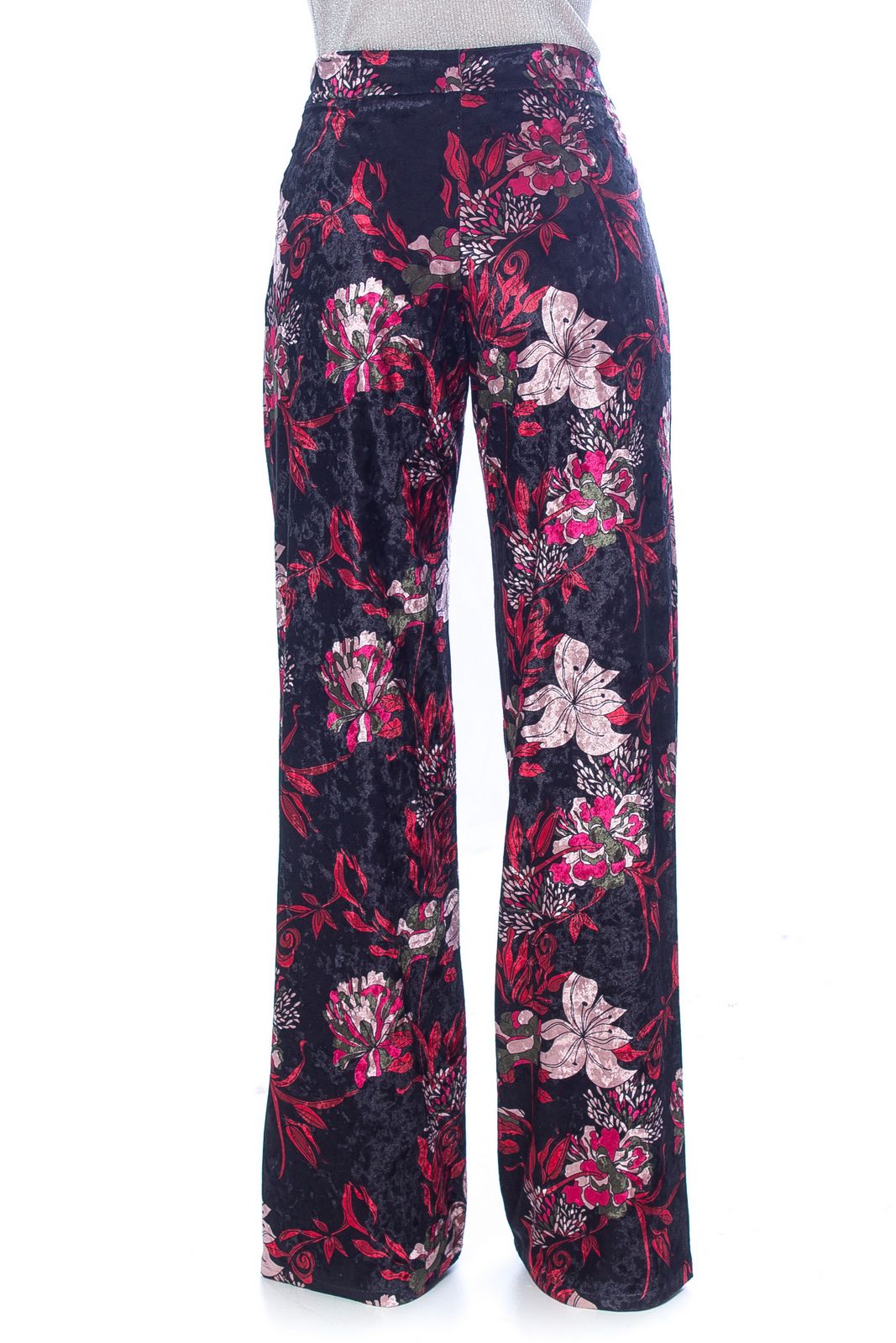 Pantalone velluto - NERO/ROSSO